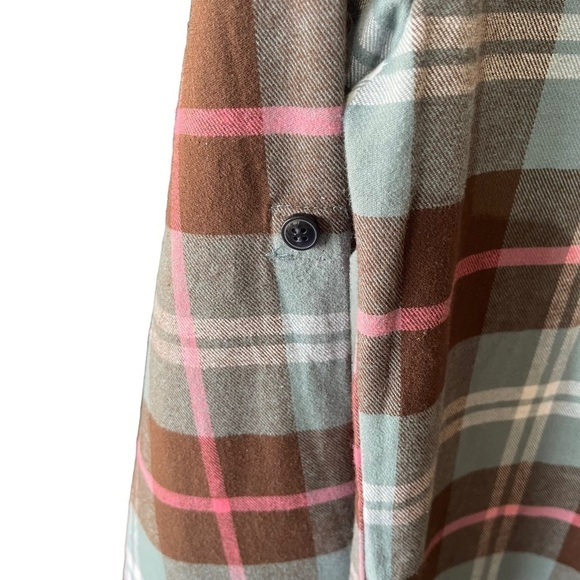 nwot Matchstick Plaid Flannel Shirt Size Small - Picture 7 of 10